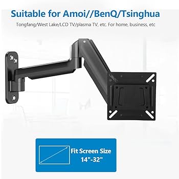 TVスタンド　AULATING FLAT PANEL BRACKRT Amazon.com: Wall Hung TV Bracket, 24in TV Wall Mount Bracket